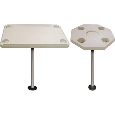 Powerplay Octagonal Ivory Table Kit with Recessed Flush Mount PO2594393